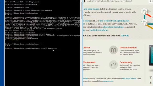 六角學院 - Windows 安裝 node, git, bower 環境 смотреть онлайн