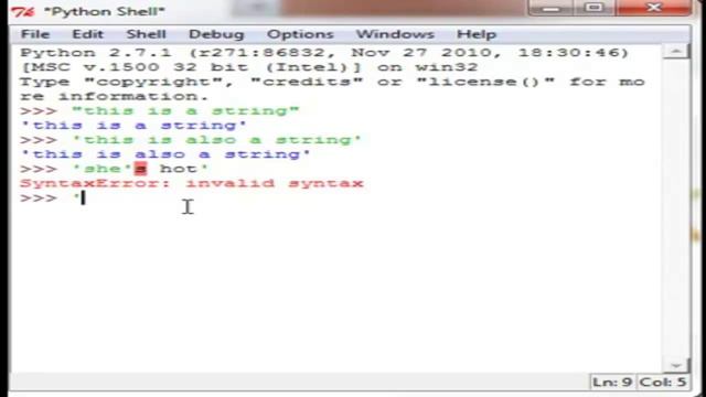 Python Programming - Strings & Escape Characters смотреть онлайн