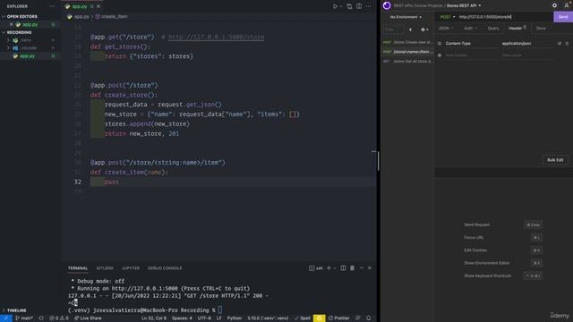 03 - Your first REST API - 008 How to create items in each store смотреть онлайн