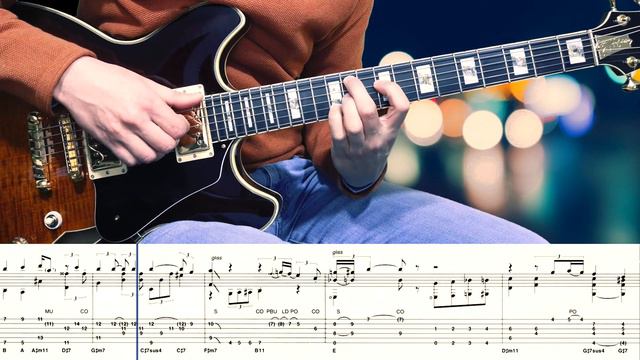 Georgia On My Mind | Fingerstyle Tutorial | Guitar TAB смотреть онлайн
