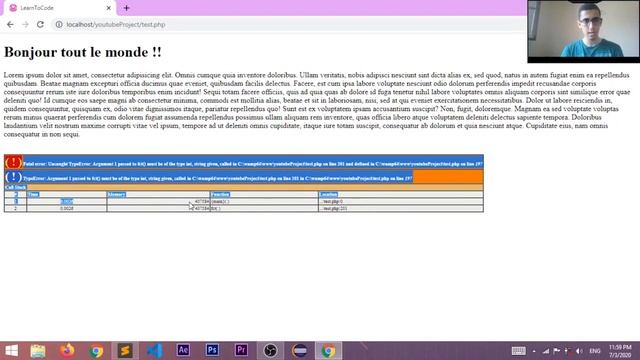 PHP #7 : Syntaxe Partie 4 (Les Fonctions) - الدارجة المغربية смотреть онлайн