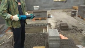 Как распилить керамзитобетонный блок.Makita JR3070CT