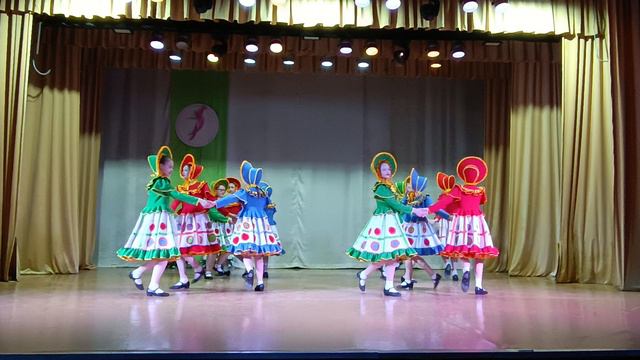 Дымковскся игрушка - хореографический ансамбль Акварель, рук.С. Шаульская. "Танцевальные ритмы-2024" смотреть онлайн