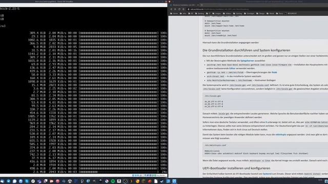 Grundinstallation Arch Linux (UPDATE IN BESCHREIBUNG) смотреть онлайн