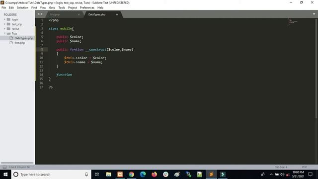 Object Data Type | PHP tutorials | PHP #3 смотреть онлайн