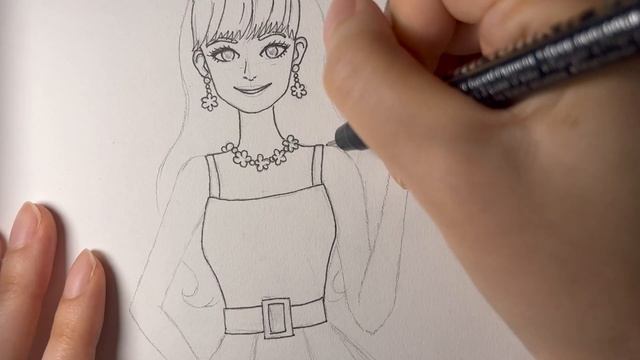 Barbie the movie, Margot Robbie Barbie doll Drawing | coloured pencil | 芭比｜畫畫｜コーリン鉛筆 смотреть онлайн