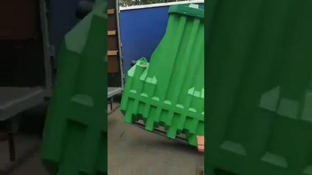 Как происходит погрузка септика Эргобокс смотреть онлайн