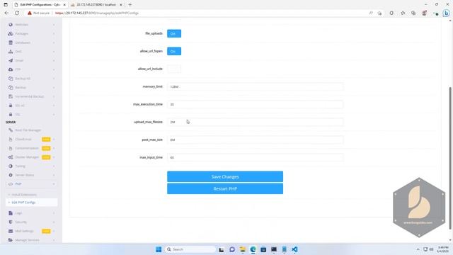 How to Increase Upload Max File Size PhpMyAdmin in CyberPanel смотреть онлайн