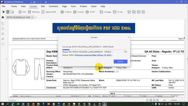 How to convert PDF to excel with Wondershare PDFelement Professional 2021 смотреть онлайн