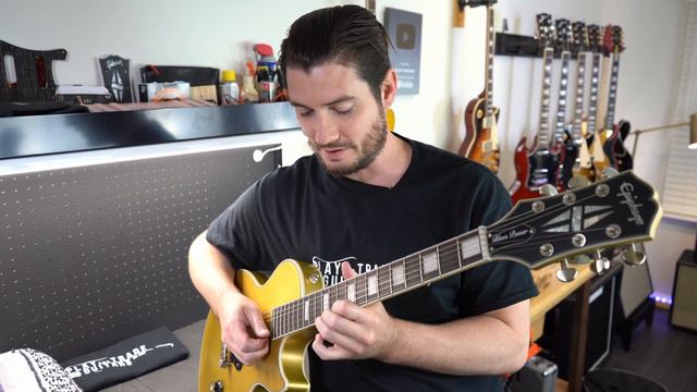 Epiphone Jared James Nichols GOLD GLORY Les Paul Custom смотреть онлайн