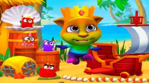 Мой говорящий Том 2 кот Том на курорте Мультик игра для детей  #Том_2 #Том