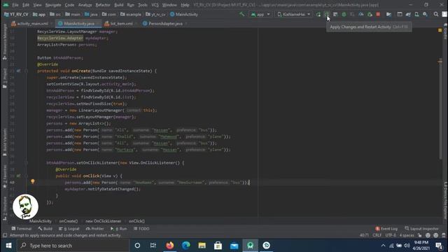 [2021] #24 RecyclerView and Cardview Part 2 | Session 3 | Android Programming with Rana Waqas смотреть онлайн