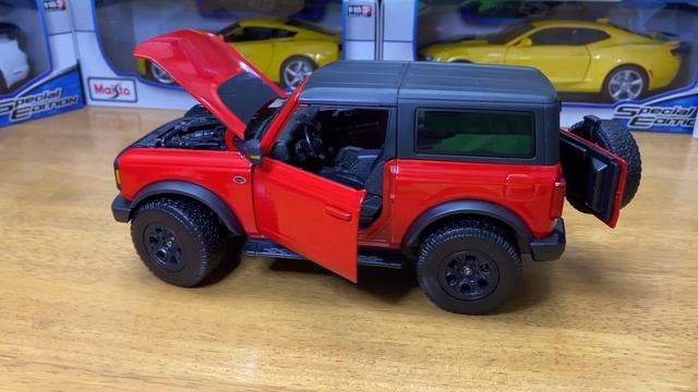 2021 Ford Bronco Wildtrak 1/18 Maisto Diecast Model Unboxing From Costco смотреть онлайн