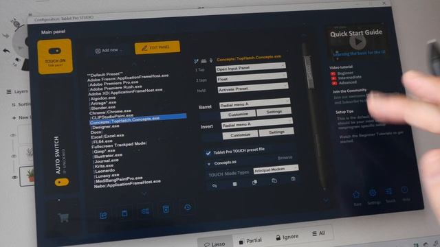 Make Windows drawing apps touch friendly with Tablet Pro Studio смотреть онлайн