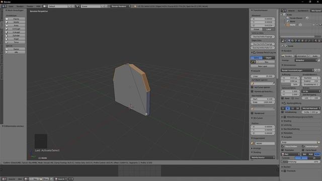 Grabstein Bauen in Blender смотреть онлайн