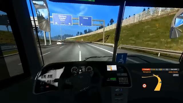 EURO TRUCK SIMULATOR 2 (SCANIA BUS MOD) || ON NVIDIA GTS 250 GDDR3 512 MB 256 BIT смотреть онлайн