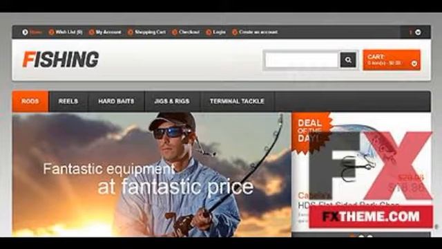 Opencart Fishing Theme by Hermes OpenCart TMT by Lou Manley смотреть онлайн