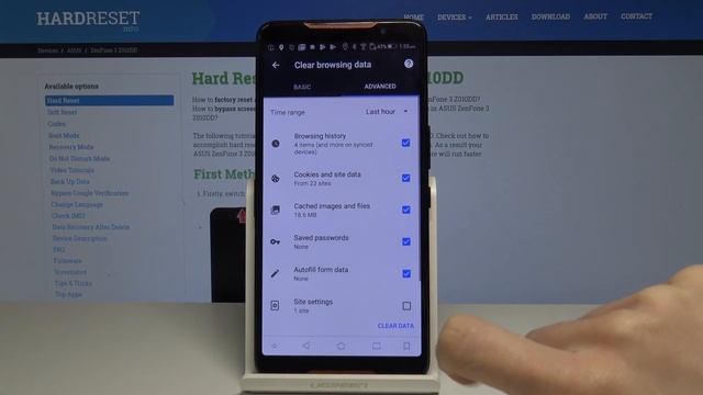 How to Clear Browsing Data in ASUS ROG Phone - Delete Cookies & History смотреть онлайн