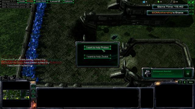 (=MVC=) Starcraft 2 Custom Games: Probes vs. Zealot 2 смотреть онлайн
