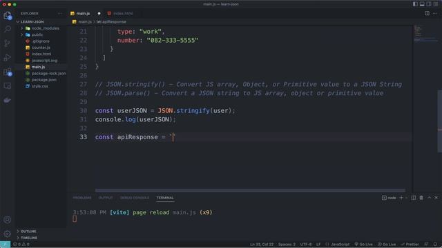 การทำงานกับ JSON และวิธี Read & Write JSON ใน JavaScript | พื้นฐานที่ Dev ต้องรู้ ??? смотреть онлайн