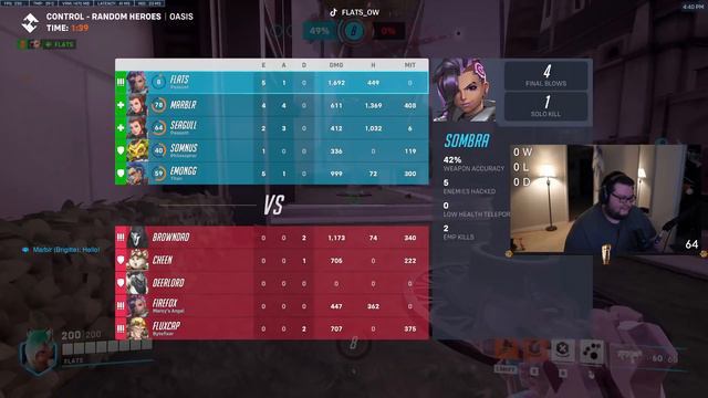 Just a slight amount of Sombra bullying | Overwatch 2 смотреть онлайн