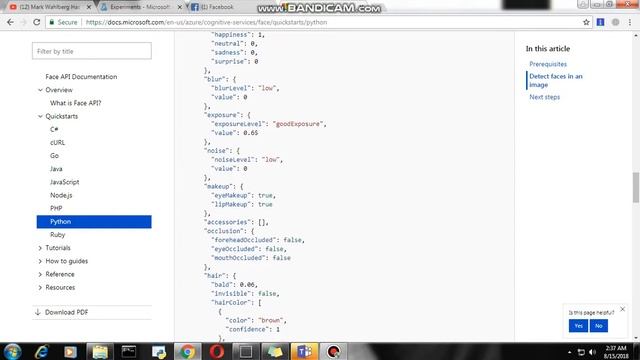 How to create simple AI project with microsoft cognitive service and python in urdu part2 смотреть онлайн