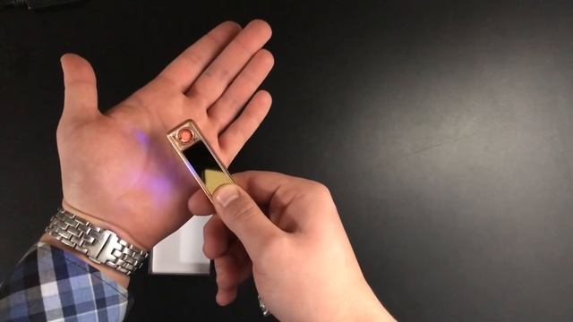Видео обзор: Зажигалка спиральная USB ZGP-1. Цвет: золотой смотреть онлайн