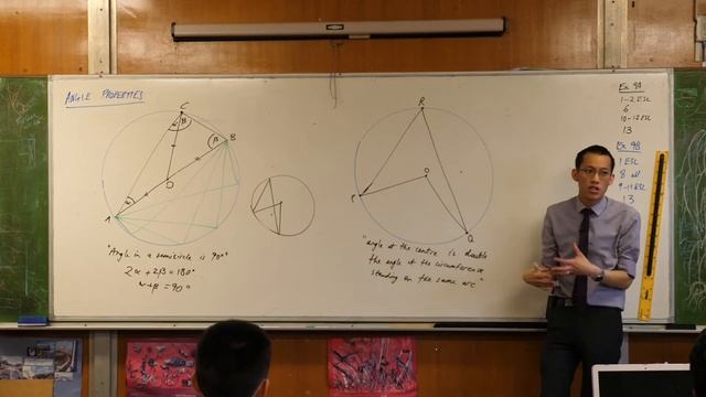 Angle Properties - Circle Geometry (Angle At The Centre/circumference)