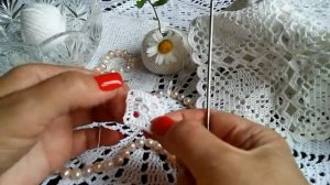 Вязание крючком квадратного мотива для салфетки. 1 часть. Мастер класс.