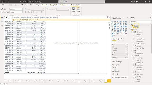How to Calculate Quarterly Running Total using Power BI DAX Function DatesQTD смотреть онлайн