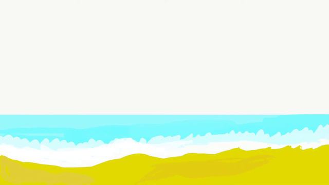 Рисунок пейзажа у моря смотреть онлайн