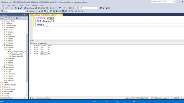 SQL Update смотреть онлайн