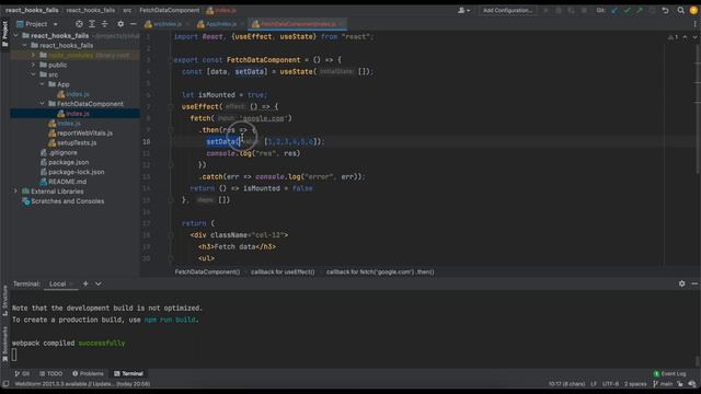 React Hooks issues, memory leak, useEffect, fetching #javascript #react смотреть онлайн