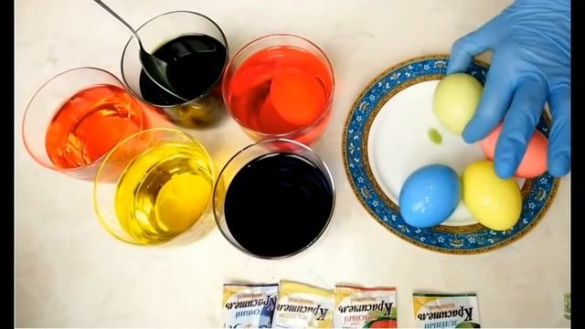 Զատիկի ձու,3 տարբերակ :3 Ways To Dye Easter Eggs.3 Необычных способа покрасить ЯЙЦА на ПАСХУ. смотреть онлайн