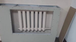 Как сделать экран на радиатор из гипсокартона