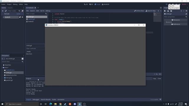 Inheritance and Class Names - Godot Tutorials смотреть онлайн