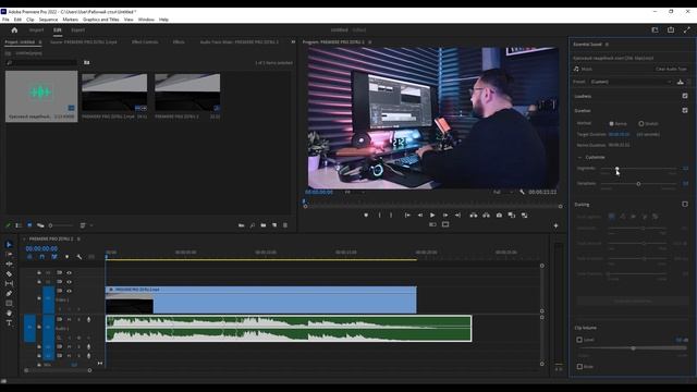 Premiere pro 2022 Audio vaqtini cho'zish va qisqartirish video montaj o'zbek tilida смотреть онлайн