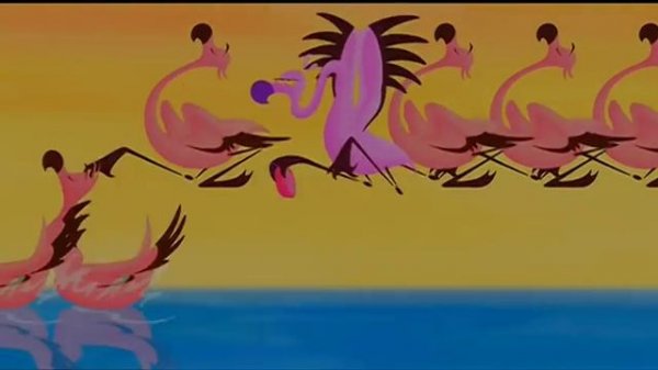 Flamingos from Fantasia 2000 (Camille Saint-Saens' Carnival of the Animals, Finale)