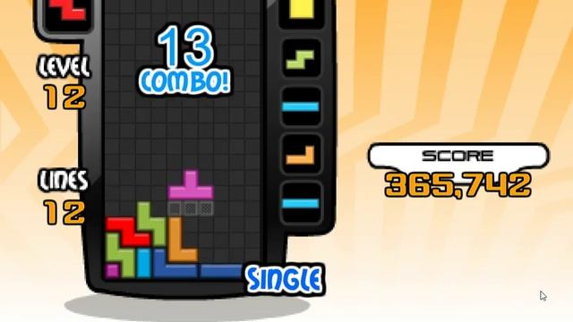 Tetris Battle: Marathon 731,626 [4wide combo] смотреть онлайн
