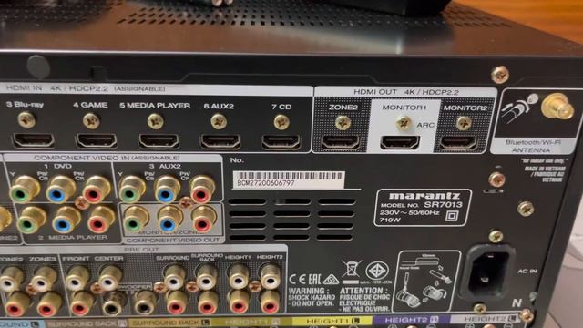 Marantz SR7013 9.2-channel AV receiver with Wi-Fi,Apple Airplay 2,and Amazon Alexa compatibility смотреть онлайн
