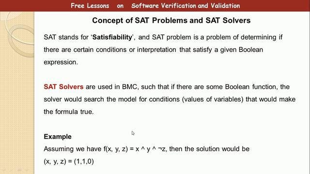 Bounded Model Checking in Software Verification and Validation смотреть онлайн