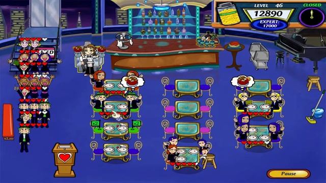 Diner Dash 2: Restaurant Rescue Walkthrough - Level #46 - Flo's Lounge - Busiest Shift смотреть онлайн