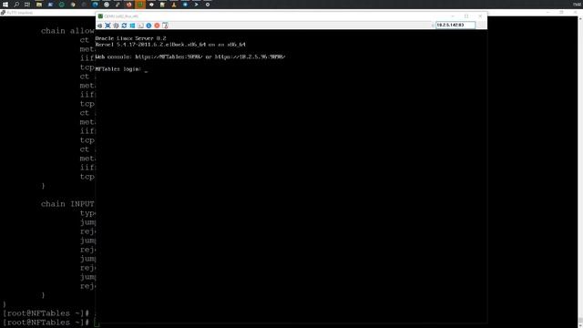 LFCE | Использование nftables | Oracle Linux 8 Update 2 смотреть онлайн