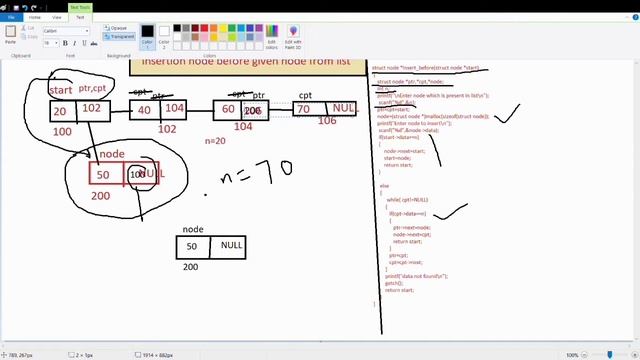 Series 6 insertion new node before given node in singly linked list in c language смотреть онлайн