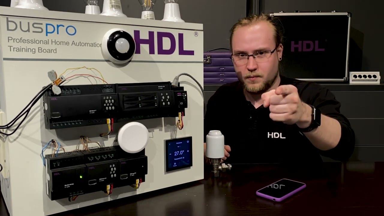 Термостатический клапан для радиаторов ZigBee | Видеообзор | HDL Automation Russia