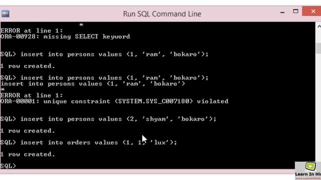45. Primary Key and Foreign Key Constraints in PL/SQL Oracle смотреть онлайн