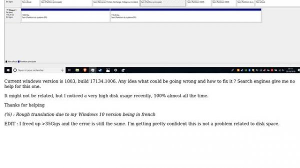 Windows update error 0x800703ee