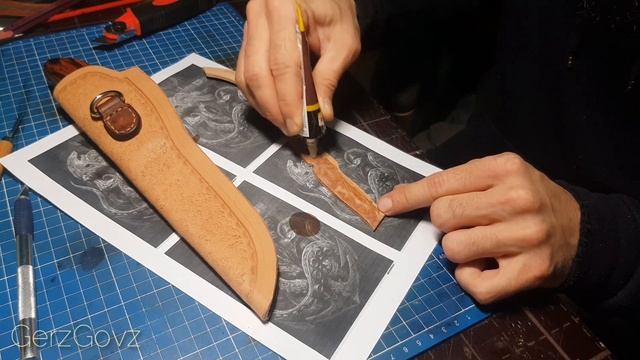 Ножны из кожи растительного дубления смотреть онлайн