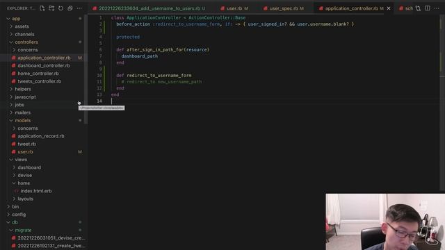 Let's Build Twitter with Ruby on Rails - Part 5 - Setting up username смотреть онлайн