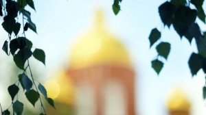 Церковные купола и Колокольный Звон (Вознесение Господне) | Футажи красивая природа [FullHD]